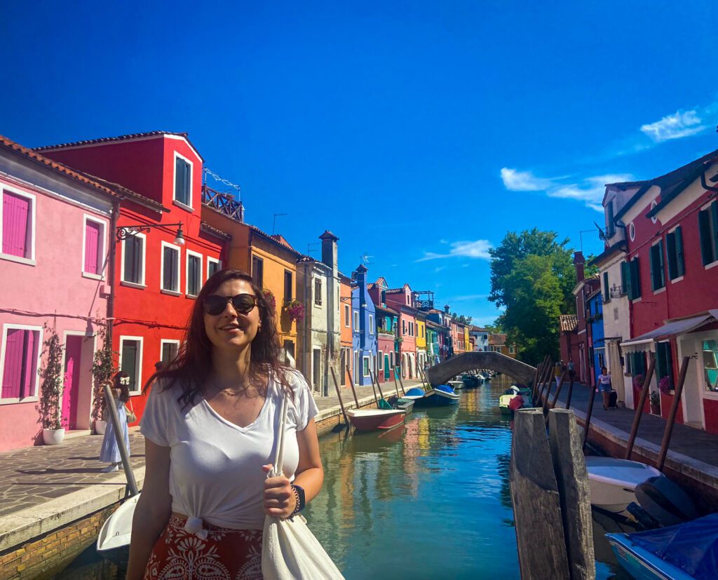 Loving the colourful houses in Burano