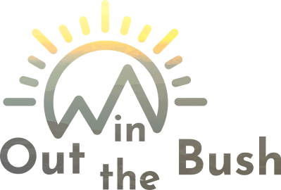 Logo Out in the bush header
