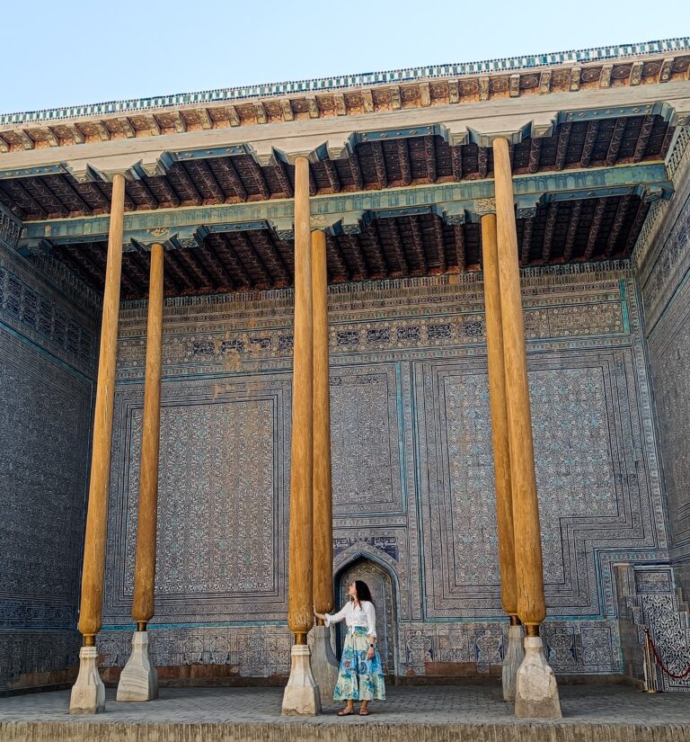 Beautiful buildings in Khiva