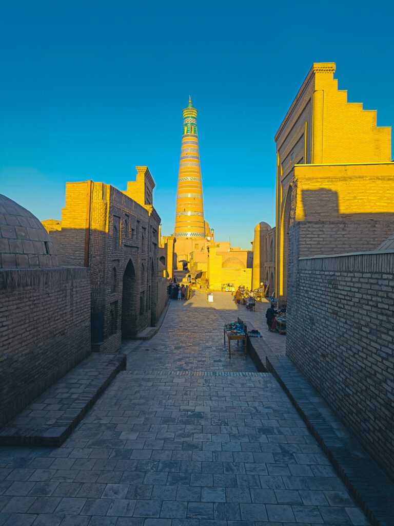 The quiet streets of Khiva