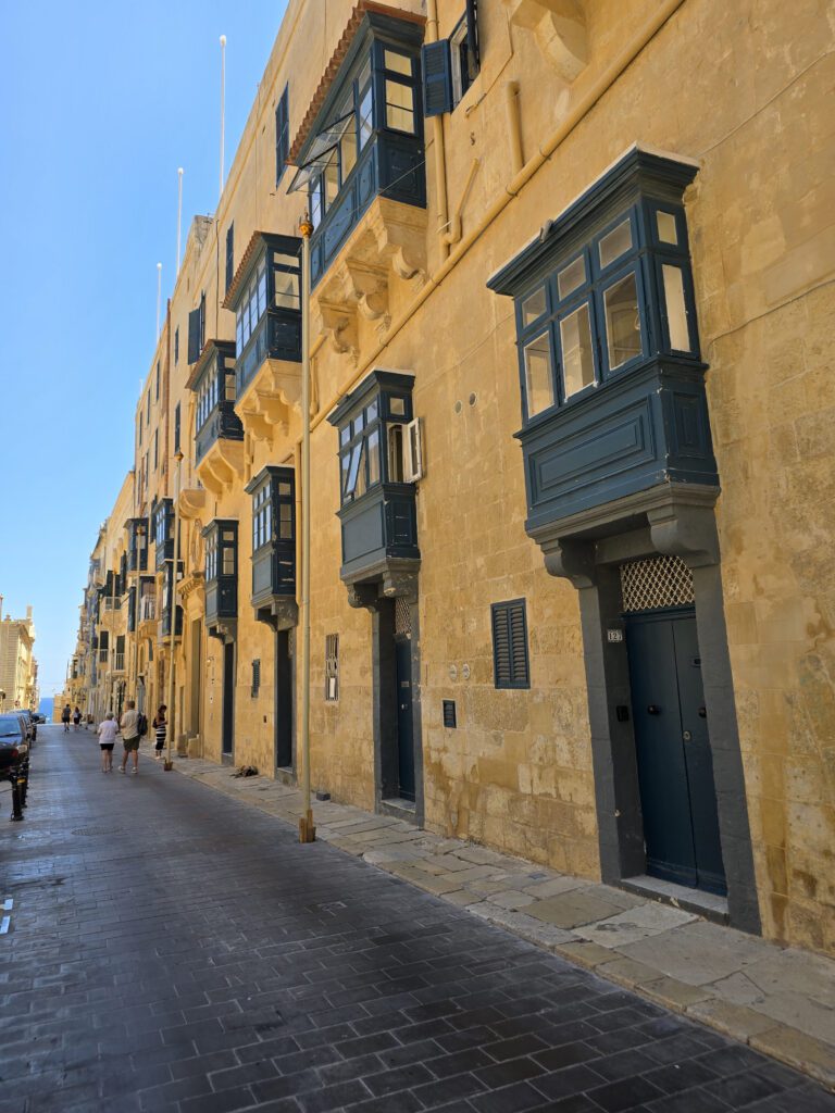Typical buildings in Malta